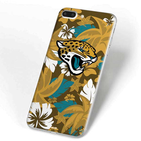 NFL Jacksonville Jaguars Tropical Print iPhone 7 Plus Skin