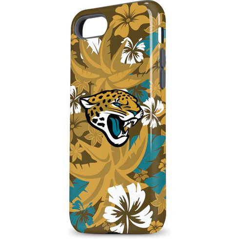 NFL Jacksonville Jaguars Tropical Print iPhone 7 Pro Case