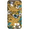 NFL Jacksonville Jaguars Tropical Print iPhone SE (2nd & 3rd Gen) Pro Case