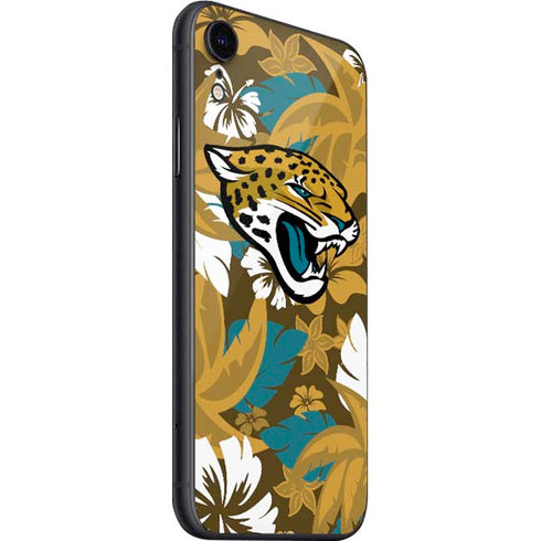 NFL Jacksonville Jaguars Tropical Print iPhone SE (2nd & 3rd Gen) Skin