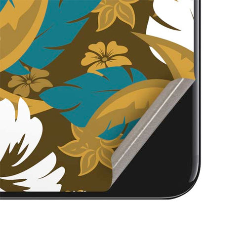 NFL Jacksonville Jaguars Tropical Print iPhone SE (2nd & 3rd Gen) Skin