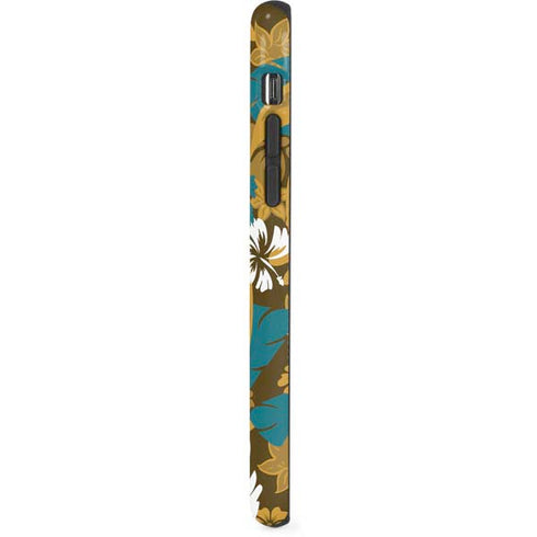 NFL Jacksonville Jaguars Tropical Print iPhone XR Pro Case