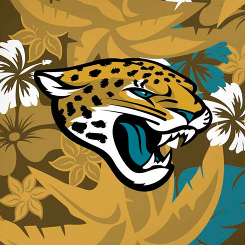 NFL Jacksonville Jaguars Tropical Print iPhone XR Skin