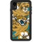 NFL Jacksonville Jaguars Tropical Print iPhone XR Waterproof Case