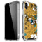 NFL Jacksonville Jaguars Tropical Print iPhone XS Max Clear Case