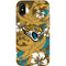 NFL Jacksonville Jaguars Tropical Print iPhone XS Pro Case