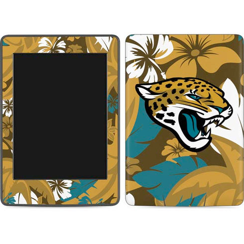 NFL Jacksonville Jaguars Tropical Print Amazon Kindle Skin