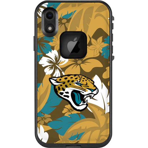 NFL Jacksonville Jaguars Tropical Print LifeProof Fre iPhone Skin