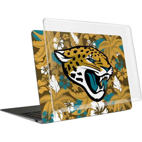NFL Jacksonville Jaguars Tropical Print MacBook Air 13in (2020) Case plus Skin