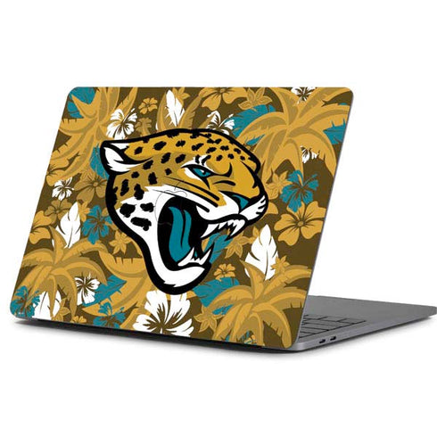 NFL Jacksonville Jaguars Tropical Print Apple MacBook Pro 13-inch Skin