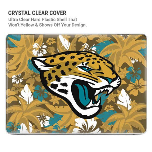 NFL Jacksonville Jaguars Tropical Print MacBook Pro 15in (2016-19) Case plus Skin