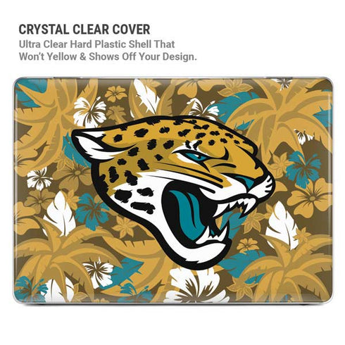 NFL Jacksonville Jaguars Tropical Print MacBook Pro 16in (2019-20) Case plus Skin