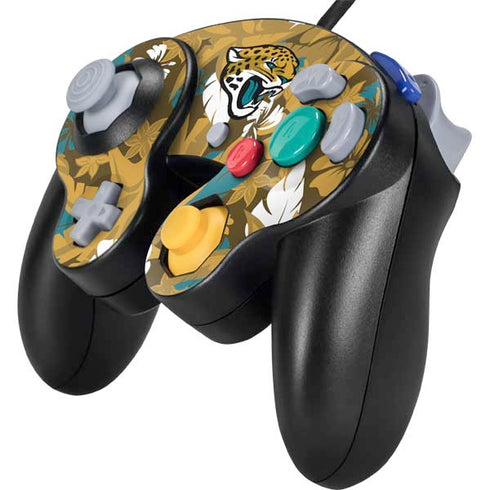 NFL Jacksonville Jaguars Tropical Print Nintendo GameCube Controller Skin
