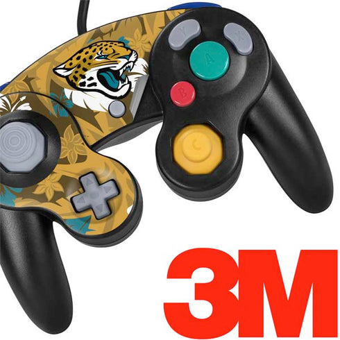 NFL Jacksonville Jaguars Tropical Print Nintendo GameCube Controller Skin