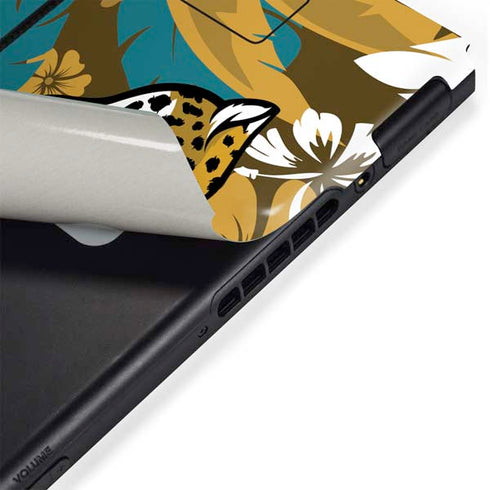 NFL Jacksonville Jaguars Tropical Print Nintendo Switch Bundle Skin