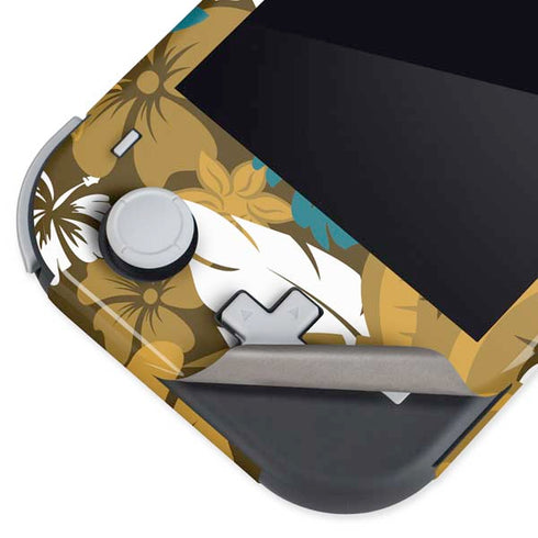 NFL Jacksonville Jaguars Tropical Print Nintendo Switch Lite Skin