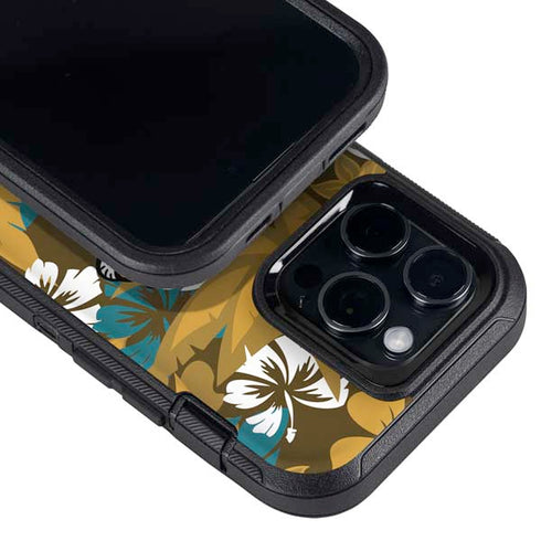 NFL Jacksonville Jaguars Tropical Print Otterbox Defender iPhone Skin