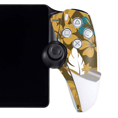 NFL Jacksonville Jaguars Tropical Print PlayStation Portal Remote Player Skin