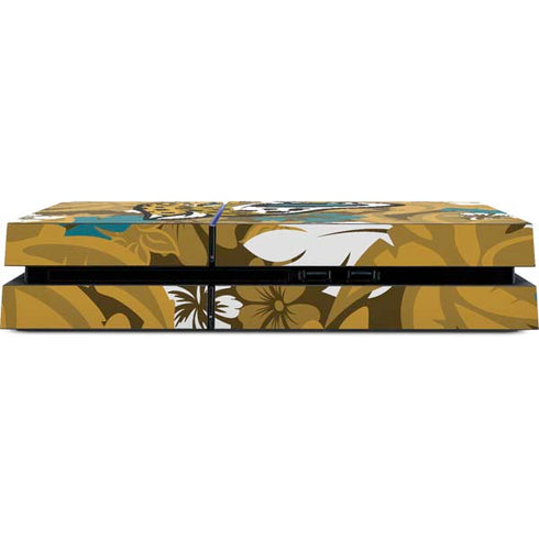 NFL Jacksonville Jaguars Tropical Print PS4 Console Skin