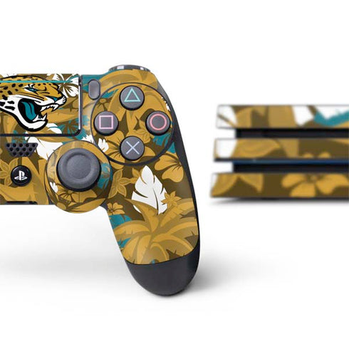 NFL Jacksonville Jaguars Tropical Print PS4 Pro Bundle Skin