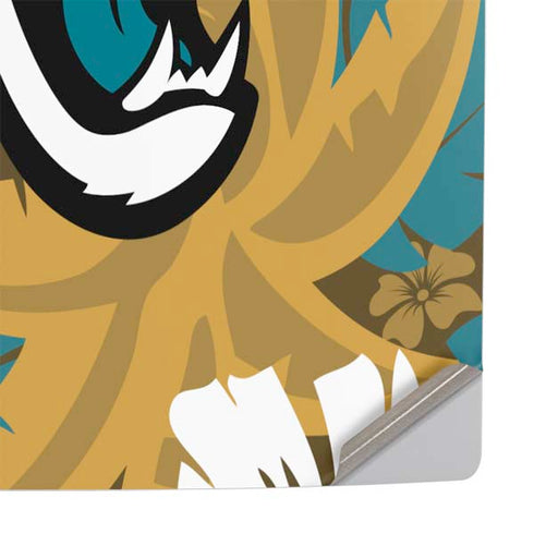 NFL Jacksonville Jaguars Tropical Print PS5 Console Skin
