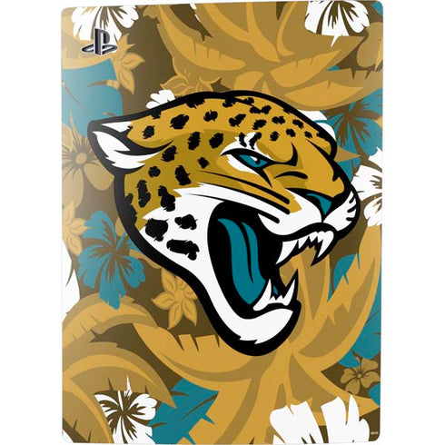 NFL Jacksonville Jaguars Tropical Print PS5 Digital Edition Console Skin
