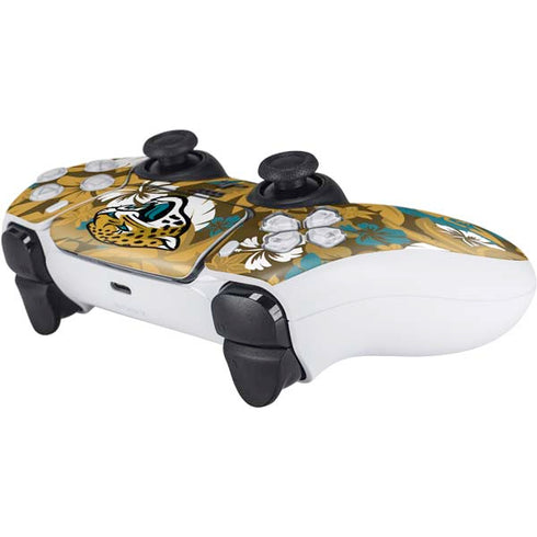 NFL Jacksonville Jaguars Tropical Print PS5 Controller Skin