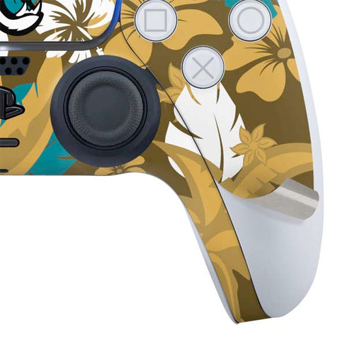 NFL Jacksonville Jaguars Tropical Print PS5 Controller Skin