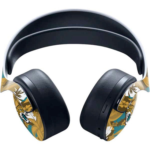 NFL Jacksonville Jaguars Tropical Print PULSE 3D Wireless Headset for PS5 Skin