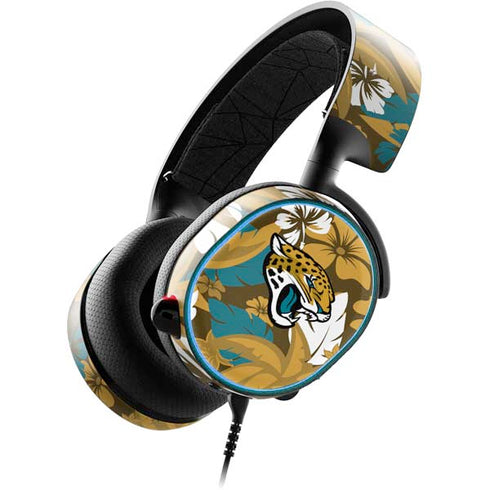 NFL Jacksonville Jaguars Tropical Print SteelSeries Arctis 3 Skin