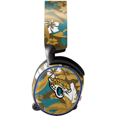 NFL Jacksonville Jaguars Tropical Print SteelSeries Arctis 3 Skin
