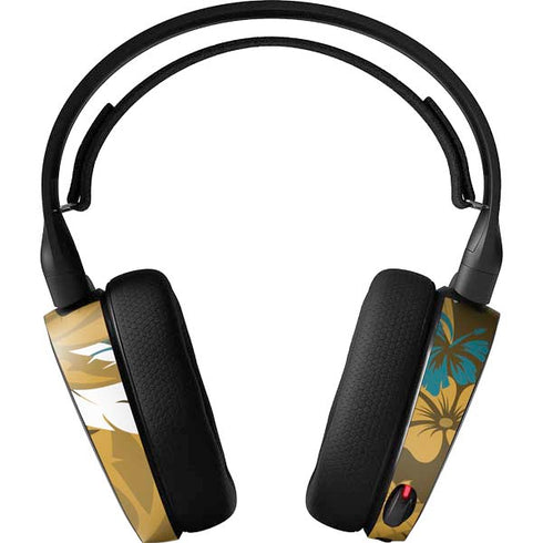 NFL Jacksonville Jaguars Tropical Print SteelSeries Arctis 3 Skin