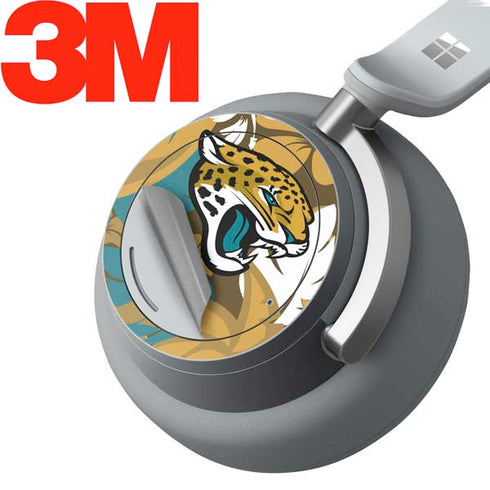 NFL Jacksonville Jaguars Tropical Print Surface Headphones Skin