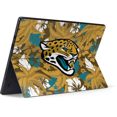 NFL Jacksonville Jaguars Tropical Print Surface Pro 6 Skin