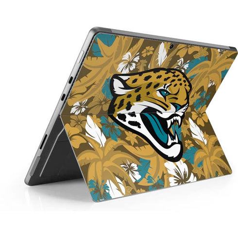 NFL Jacksonville Jaguars Tropical Print Surface Pro 8 Skin
