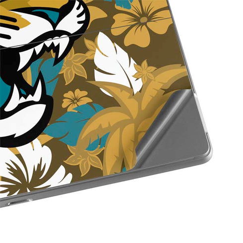 NFL Jacksonville Jaguars Tropical Print Surface Pro 8 Skin