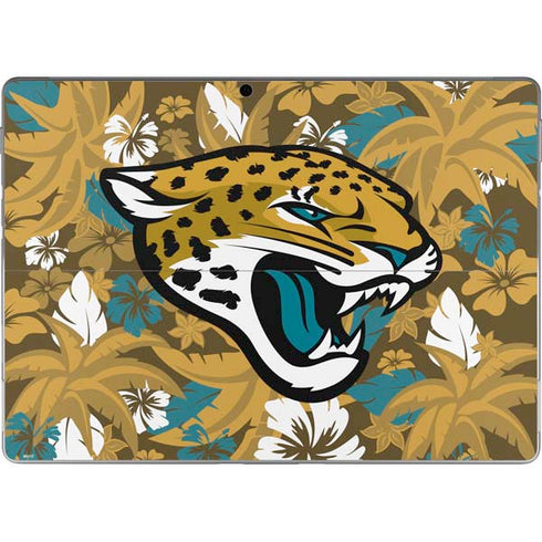 NFL Jacksonville Jaguars Tropical Print Surface Pro 9 Skin