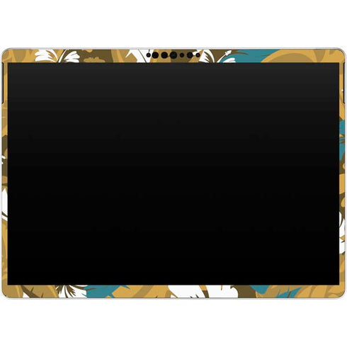 NFL Jacksonville Jaguars Tropical Print Surface Pro 9 Skin