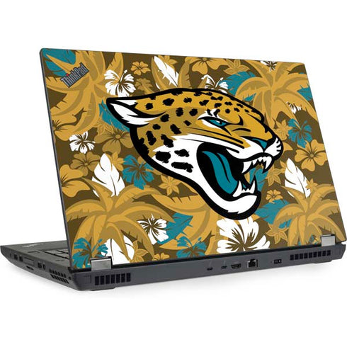 NFL Jacksonville Jaguars Tropical Print Lenovo ThinkPad Skin