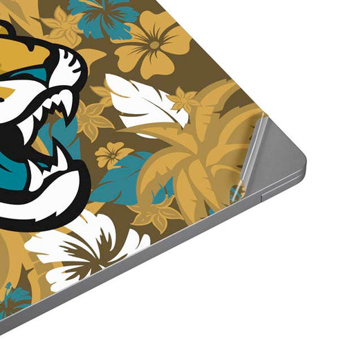 NFL Jacksonville Jaguars Tropical Print Universal Laptop 15in (12.2 x 8.8in) Skin