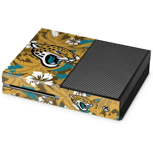 NFL Jacksonville Jaguars Tropical Print Xbox One Console Skin
