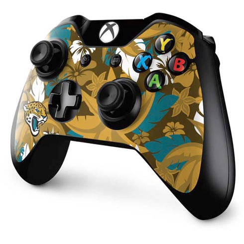 NFL Jacksonville Jaguars Tropical Print Xbox One Controller Skin