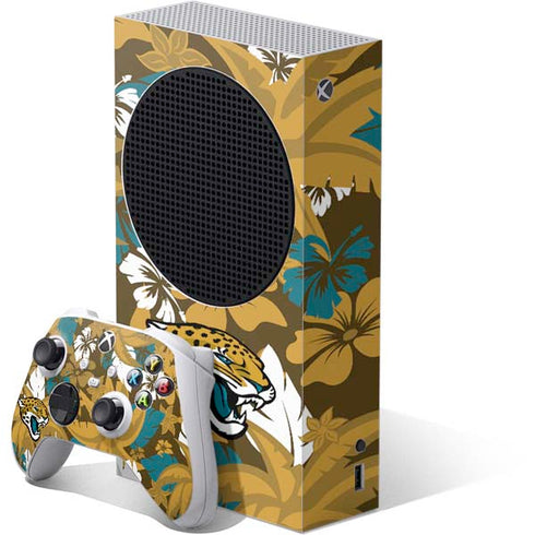 NFL Jacksonville Jaguars Tropical Print Xbox Series S Skins