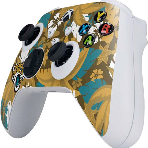 NFL Jacksonville Jaguars Tropical Print Xbox Series S Controller Skin