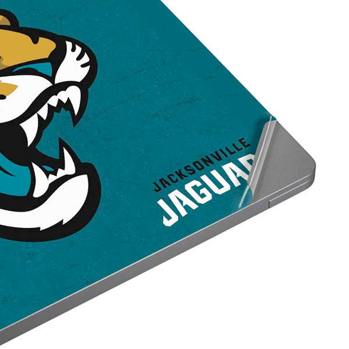 NFL Jacksonville Jaguars Teal Distressed Universal Laptop 14in (11.4 x 8.2in) Skin