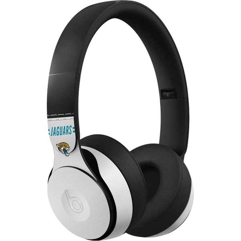 NFL Jacksonville Jaguars White Striped Beats Solo Pro Skin