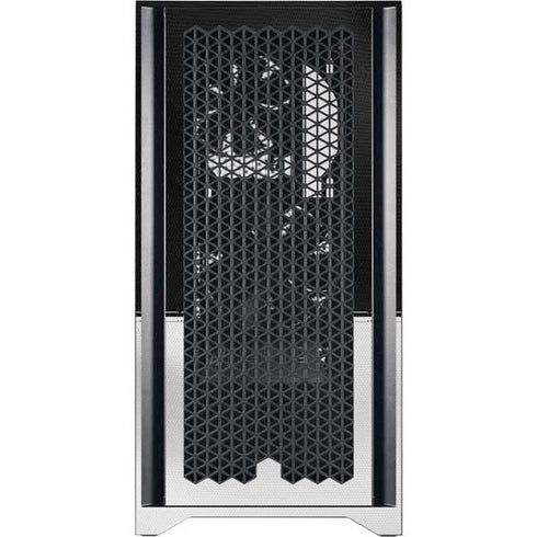 NFL Jacksonville Jaguars White Striped Corsair 4000D Tempered Glass Mid-Tower ATX Case Skin