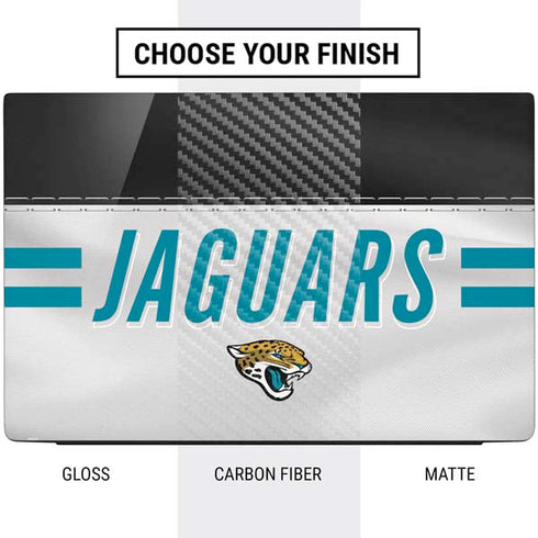 NFL Jacksonville Jaguars White Striped Dell Vostro Skin