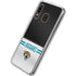 NFL Jacksonville Jaguars White Striped Galaxy A20 Clear Case