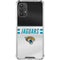 NFL Jacksonville Jaguars White Striped Galaxy A32 5G Clear Case